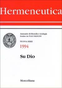 Hermeneutica. Annuario di filosofia e teologia (1994). Su Dio - copertina