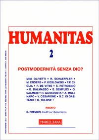 Humanitas (2007). Vol. 2: Postmodernità senza Dio?. - copertina