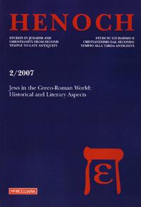 Henoch (2007). Vol. 2: Jews in the greco-roman world - copertina