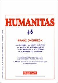Humanitas (2010) vol. 4-5: Franz Overbeck - copertina