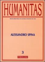 Humanitas (2010). Vol. 3: Alessandro Spina.