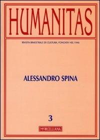 Humanitas (2010). Vol. 3: Alessandro Spina. - copertina
