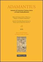 Adamantius. Notiziario del Gruppo italiano di ricerca su «Origene e la tradizione alessandrina». Vol. 18: L'apocrifo di Giovanni nel quadro dello gnosticismo primitivo.