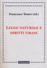 Legge naturale e diritti umani