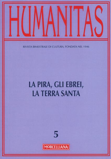 Humanitas (2016). Vol. 5: La Pira, gli ebrei, la Terra santa - copertina