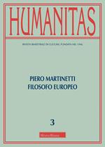 Humanitas (2018). Vol. 3: Piero Martinetti filosofo europeo.