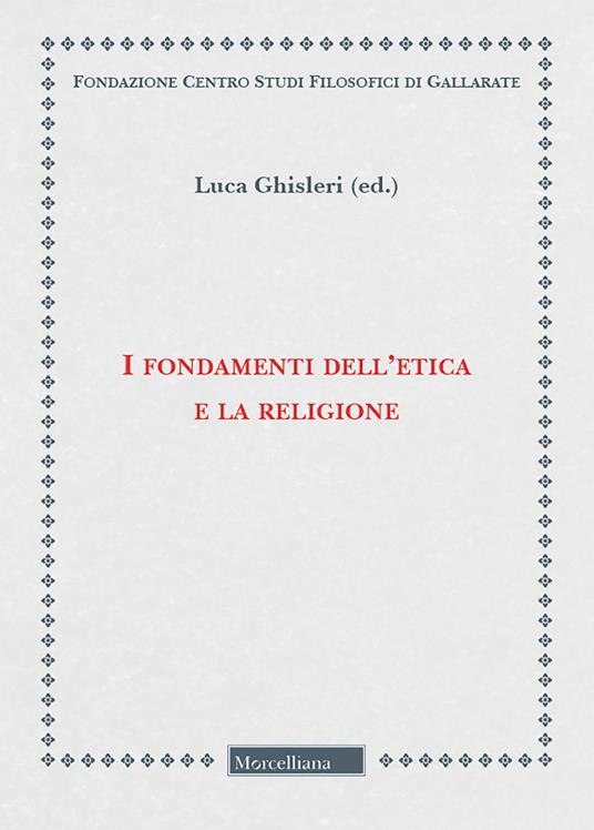 I fondamenti dell'etica e la religione - copertina