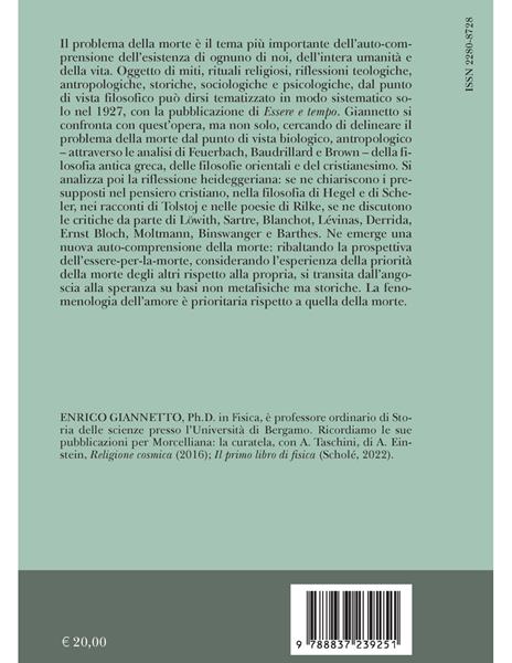 La della morte. Essere e tempo di Heidegger e i suoi critici - Enrico Giannetto - 2