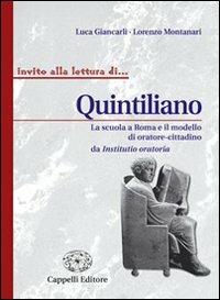 Quintiliano - Luca Giancarli,Lorenzo Montanari - copertina