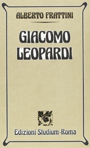 Giacomo Leopardi - Alberto Frattini - copertina