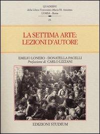 La settima arte: lezioni d'autore - copertina