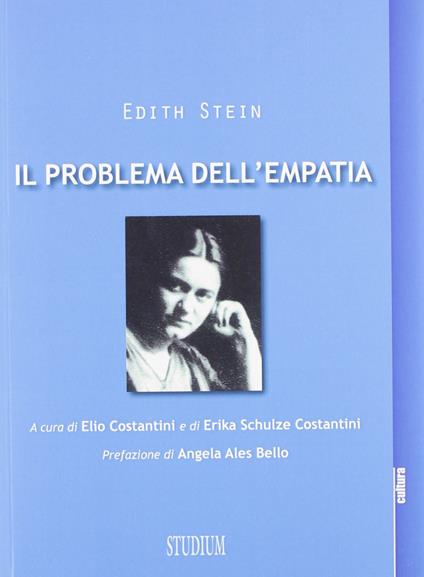 Il problema dell'empatia - Edith Stein - copertina
