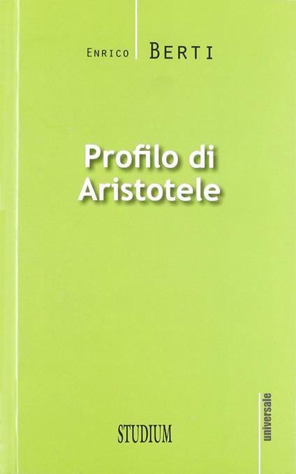 Profilo di Aristotele - Enrico Berti - copertina