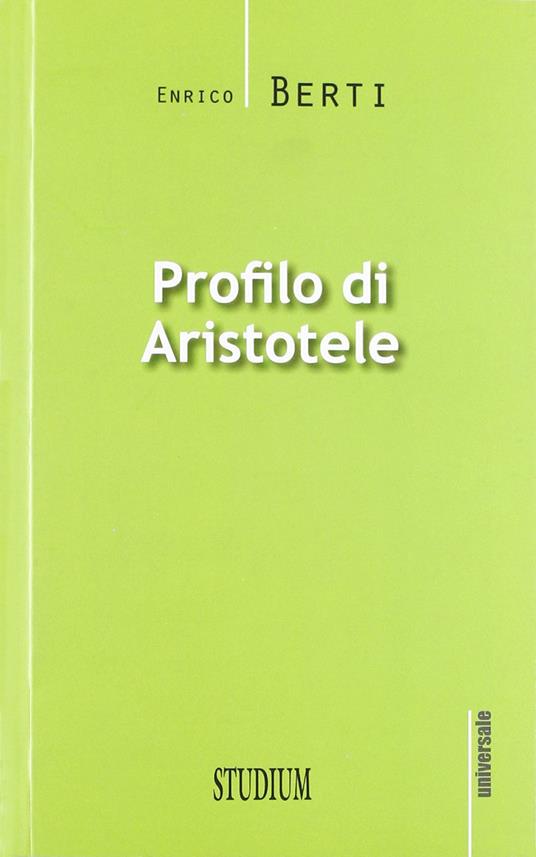 Profilo di Aristotele - Enrico Berti - copertina