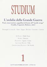 Studium (2015). Vol. 1: Poesia e spiritualità in trincea.