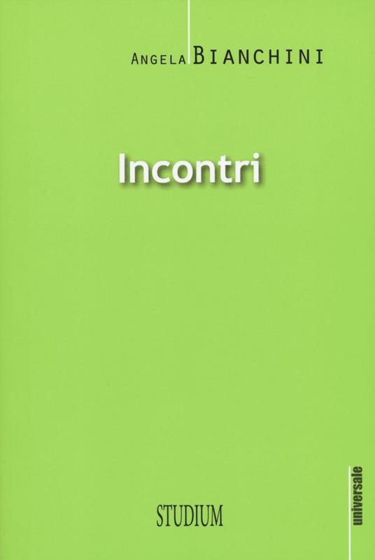 Incontri - Angela Bianchini - copertina