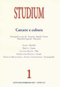Studium (2017). Vol. 1: Carcere e cultura.