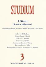 Studium  (2017). Vol. 3: giusti. Storie e riflessioni, I.