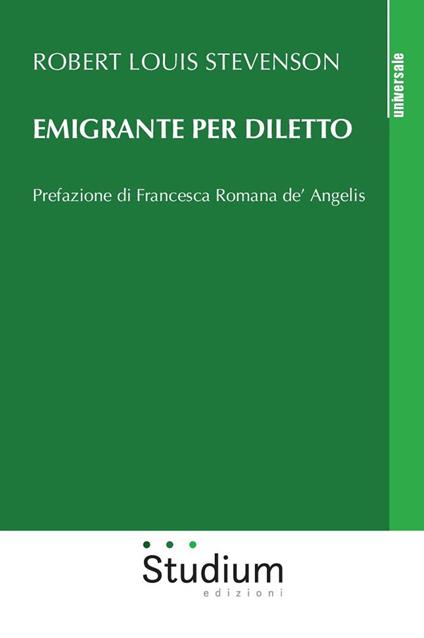 Emigrante per diletto - Robert Louis Stevenson - copertina