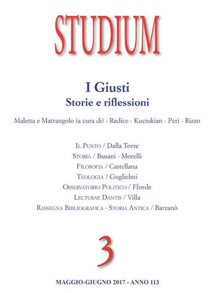 I Studium (2017). Vol. 3 - Saverio A. Matrangolo,Alberto Barzanò,Marta Busani,Vincenzo Cappelletti - ebook