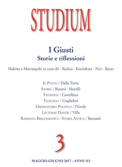 I Studium (2017). Vol. 3 - Saverio A. Matrangolo,Alberto Barzanò,Marta Busani,Vincenzo Cappelletti - ebook