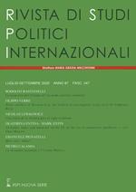 Rivista di studi politici internazionali (2020). Vol. 3
