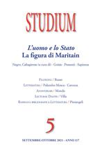 Studium (2021). Vol. 5: L' uomo e lo Stato. La figura di Maritain