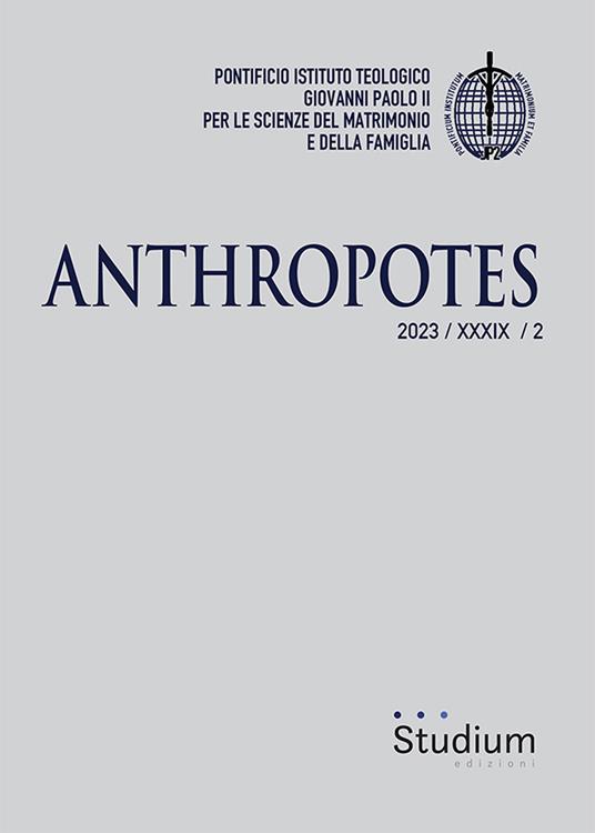Anthropotes (2023). Vol. 2 - copertina