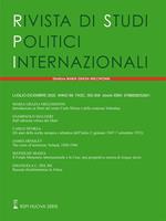 Rivista di studi politici internazionali (2022). Vol. 3-4