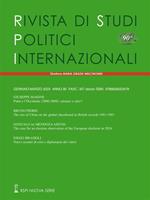 Rivista di studi politici internazionali (2023). Vol. 1