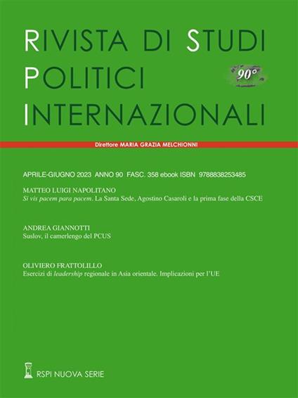 Rivista di studi politici internazionali (2023). Vol. 2 - Edizioni Studium S.r.l. - ebook