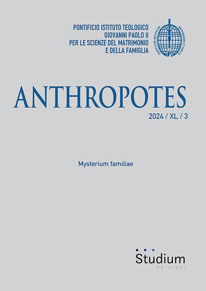 Anthropotes (2024). Vol. 3: Mysterium familiae - copertina