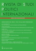 Rivista di studi politici internazionali (2024). Vol. 1