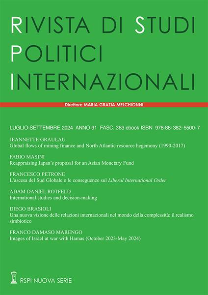 Rivista di studi politici internazionali (2024). Vol. 3 - copertina