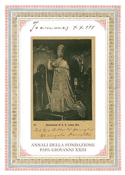 Joannes XXIII. Annali della fondazione Papa Giovanni XXIII Bergamo (2023). Vol. 23 - copertina