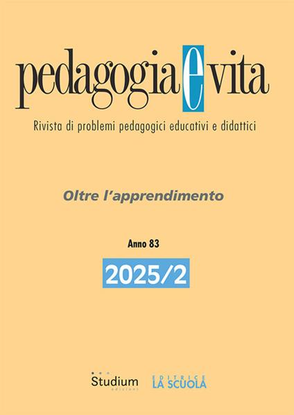 Pedagogia e vita (2025). Vol. 2: Oltre l’apprendimento - copertina