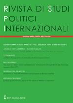 Rivista di studi politici internazionali (2025). Vol. 1