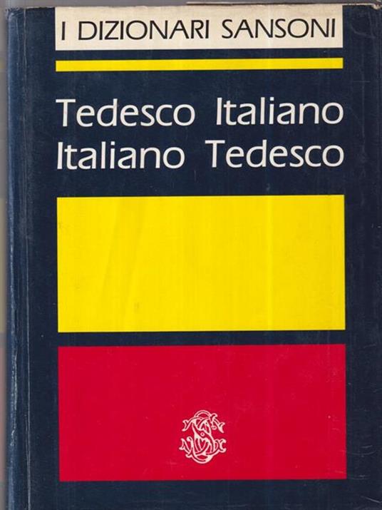 Dizionario tedesco-italiano - copertina