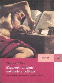 Elementi di legge naturale e politica - Thomas Hobbes - copertina