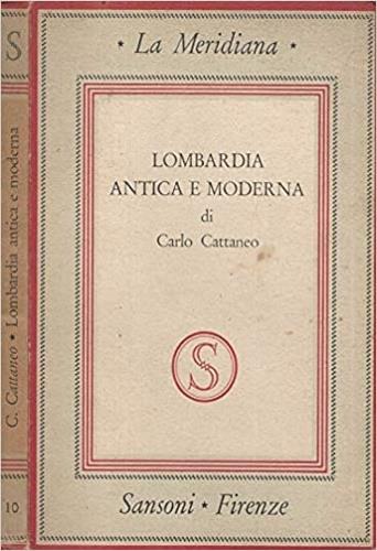 Lombardia antica e moderna - Carlo Cattaneo - copertina