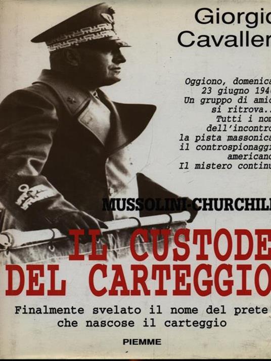 Il custode del carteggio - Giorgio Cavalleri - copertina