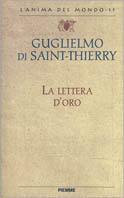 La lettera d'oro - Guglielmo di Saint-Thierry - copertina