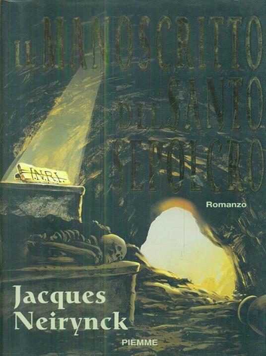 Il manoscritto del Santo Sepolcro - Jacques Neyrynck - copertina