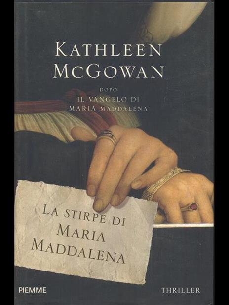 La stirpe di Maria Maddalena - Kathleen McGowan - copertina