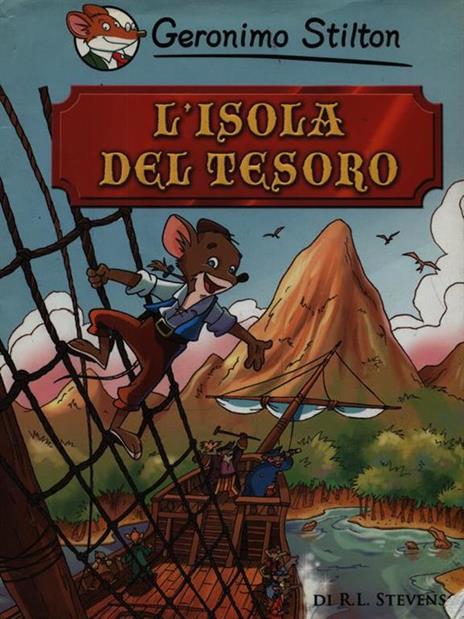 L'isola del tesoro di R. L. Stevenson - Geronimo Stilton - copertina