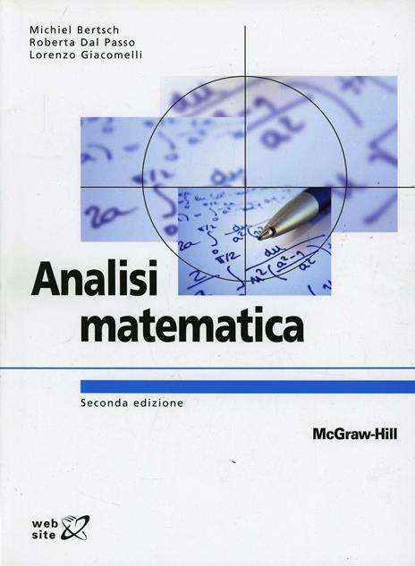 Analisi matematica - Michiel Bertsch,Roberta Dal Passo,Lorenzo Giacomelli - copertina