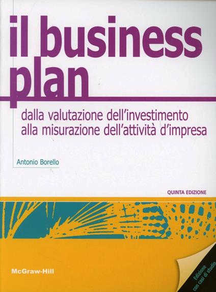 Il business plan - Antonio Borello - copertina