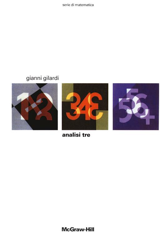 Analisi 3 - Gianni Gilardi - copertina