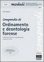 Compendio di ordinamento e deontologia forense