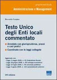 Testo Unico degli enti locali commentato - Riccardo Carpino - copertina